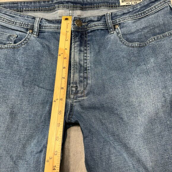 Buffalo David Bitton Jeans Mens 38x30* Blue Jackson X Straight Stretch Denim A - Picture 8 of 11